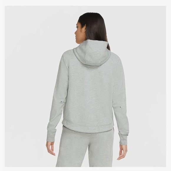 Nike Womens Grey Gray Tech Fleece Techfleece Size Small Cropped Full Zip Hoodie - Picture 9 of 10